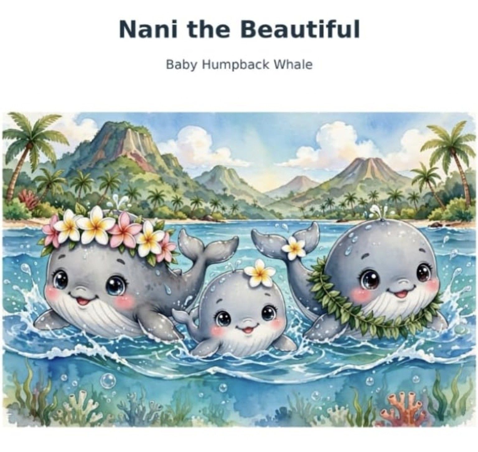 Nani the baby humpback whale